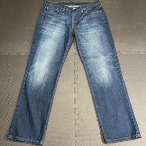 Levis 514 Mens Straight Fit Jeans W33 L30 Medium Wash Denim Classic Style